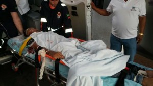 Menor baleado deu entrada agora  a pouco no HRCR