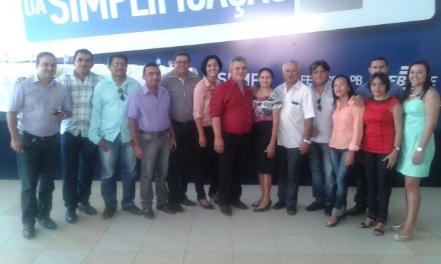 Prefeito Marcelo, assessores e vereadores no evento do Sebrae em João Pessoa