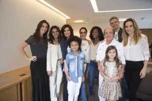 Elenco na coletiva do Criança Esperança no ano passado (Foto: Globo/João Miguel Júnior)