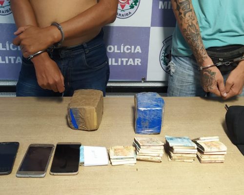 Polícia prende suspeitos de tráfico de drogas em Sapé