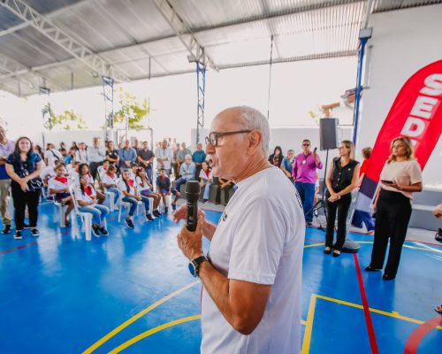 Educação: Cícero Lucena inaugura 20ª escola reestruturada pela gestão