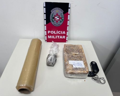 Polícia apreende droga dentro de carro que vinha de Campina Grande para João Pessoa